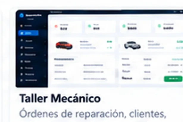 Diseño ilustrativo de Órdenes de Taller